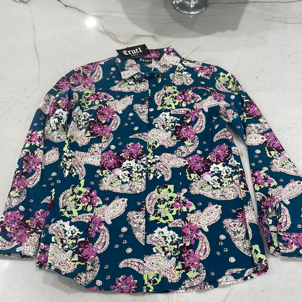 Cruel girls dress shirt. Girls 12